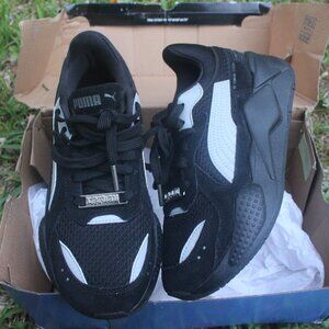 Puma Womens Lqs X Rs-X Lace Up Sneakers Shoes Casual - Black